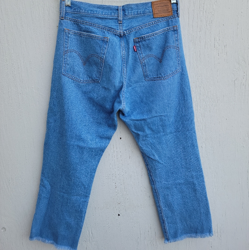 Classic Blue Ripped Jeans - Picture 5 of 10